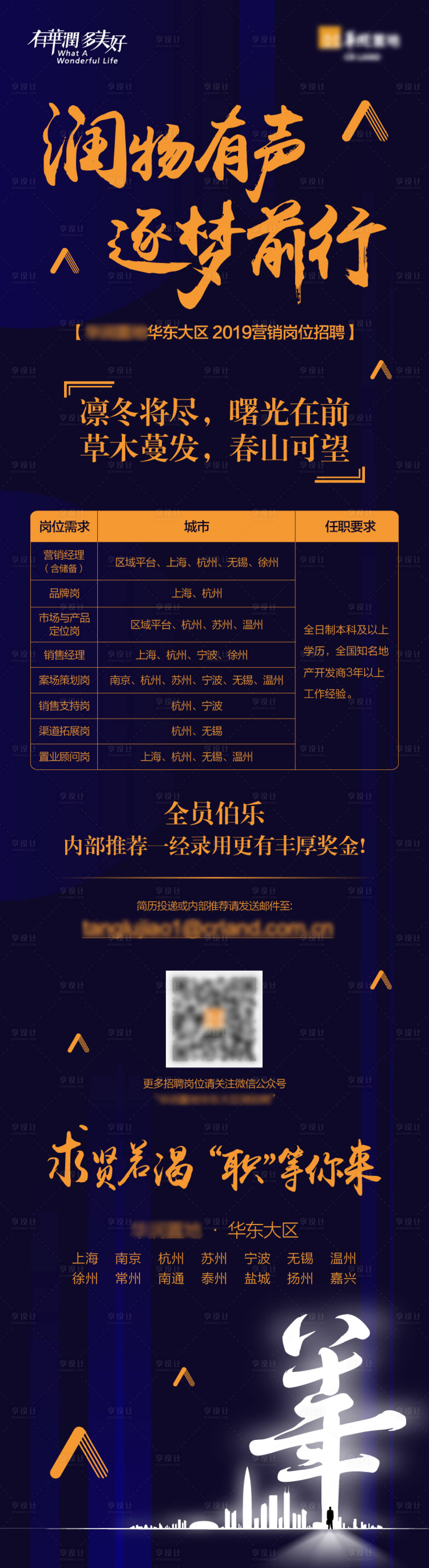 源文件下载【享设计】搜索编号：26480036309807876【校园招聘海报长图设计】