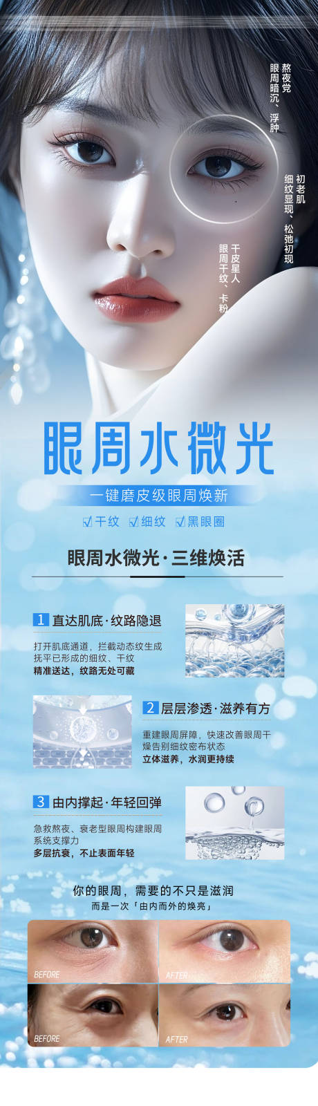 源文件下载【享设计】搜索编号：52730036417882935【眼周年轻化海报】