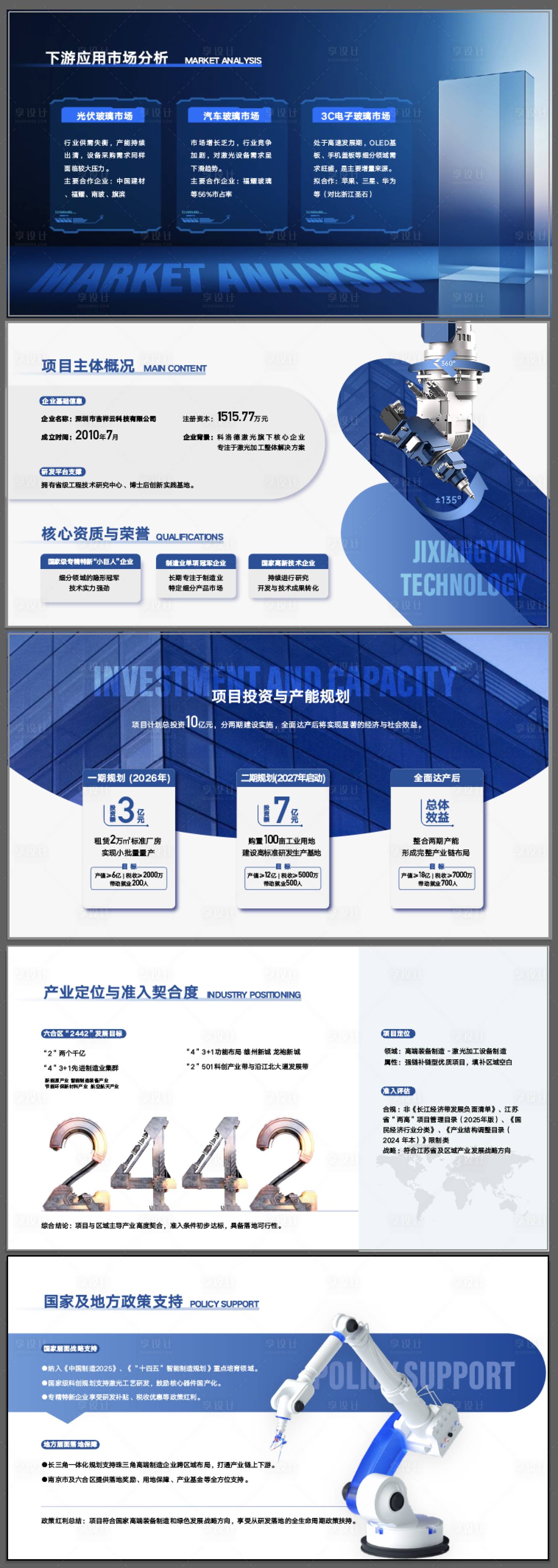 源文件下载【享设计】搜索编号：66690036257356337【精密仪器激光价值点手册PPT】