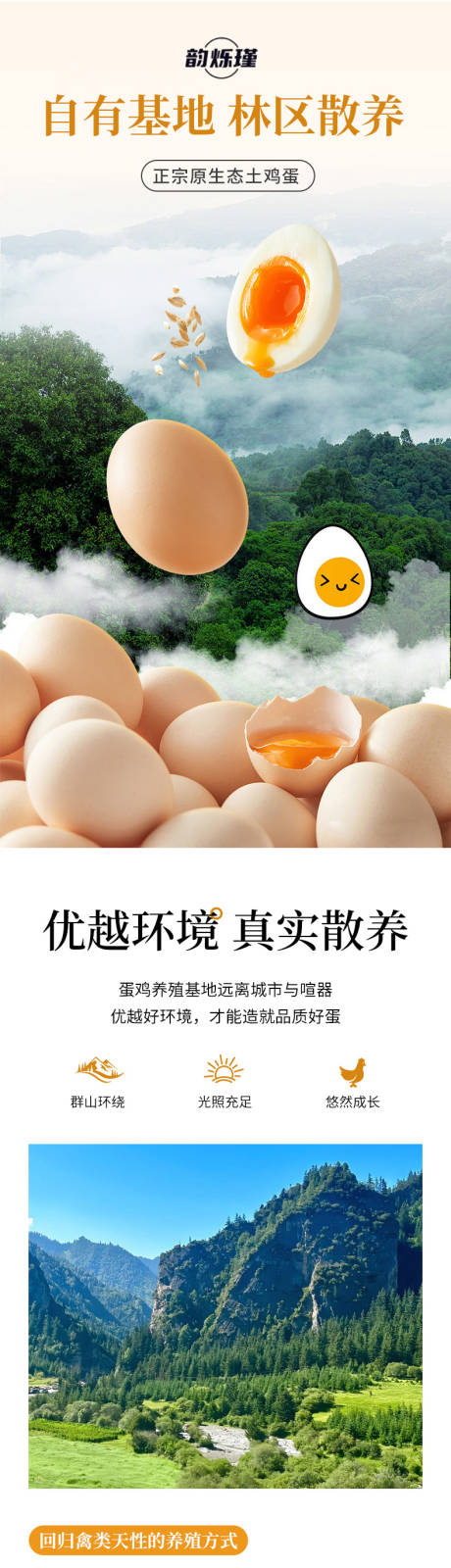 源文件下载【享设计】搜索编号：23940036195246433【土鸡蛋详情页】