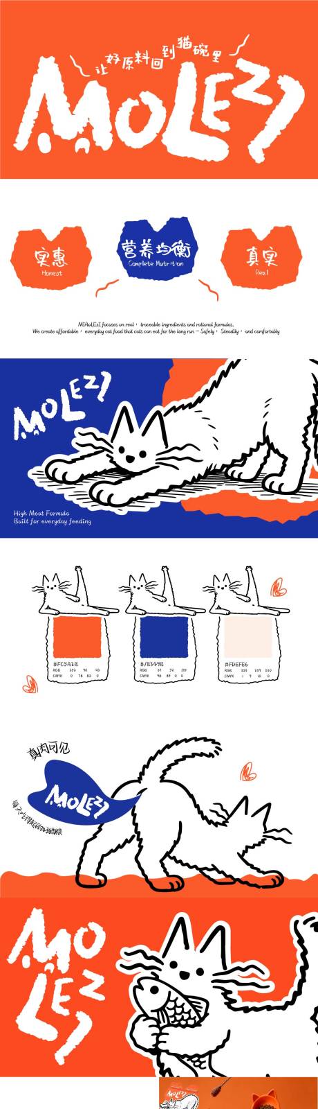 源文件下载【享设计】搜索编号：43260036337037933【猫粮品牌VI设计提案】
