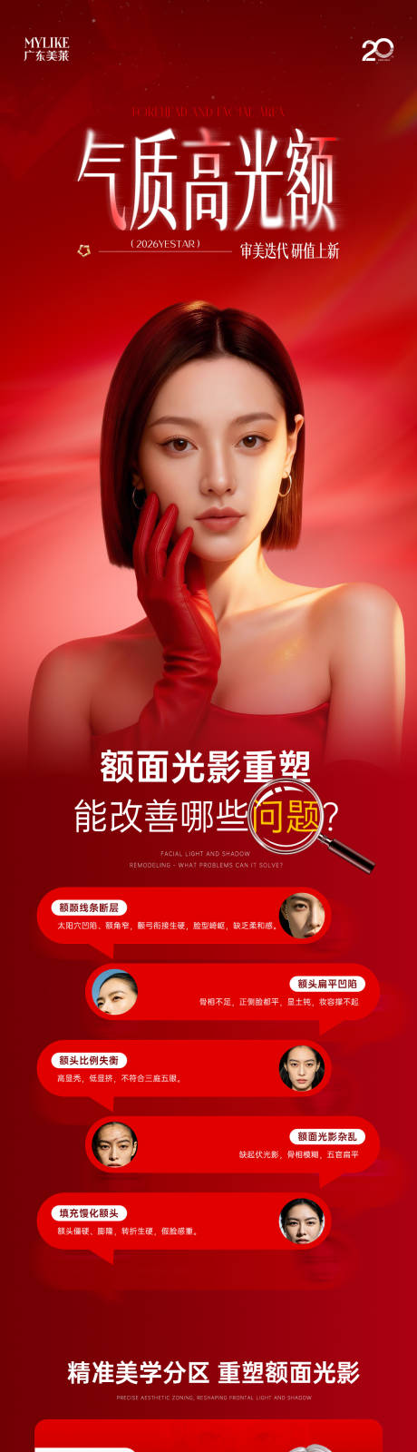 源文件下载【享设计】搜索编号：67990036442518644【医美美学科普长图】