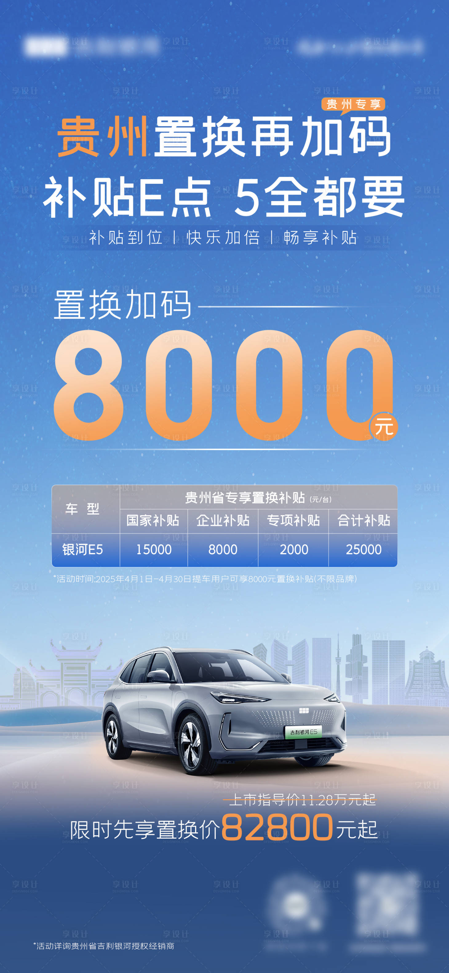 源文件下载【享设计】搜索编号：28990036458474685【汽车贵州置换海报】