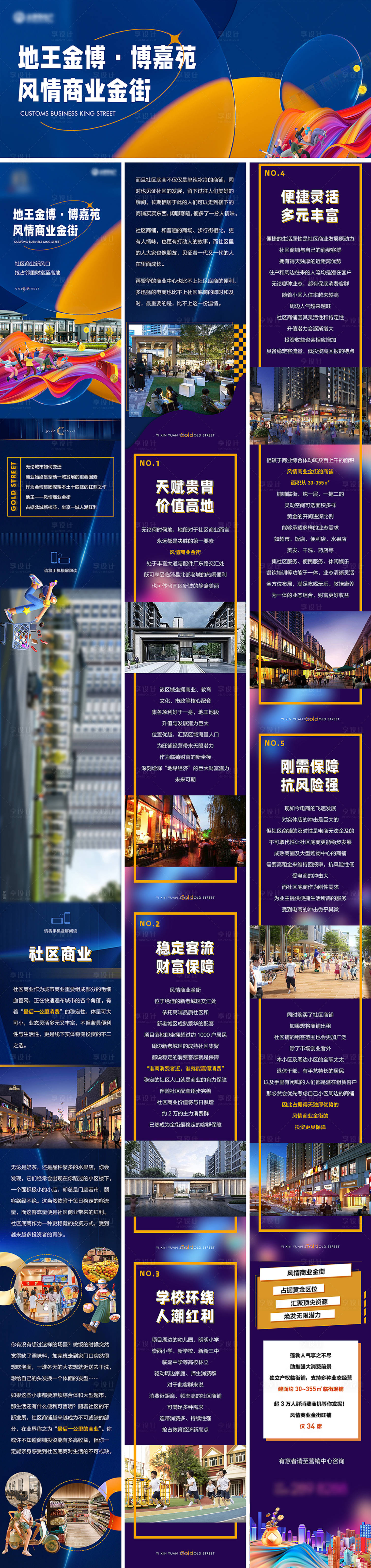 源文件下载【享设计】搜索编号：95870036584496210【地产商铺商业价值点长图海报】