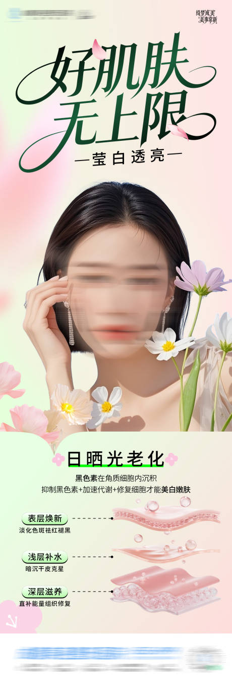 源文件下载【享设计】搜索编号：65970036160878734【医美春天祛斑海报】