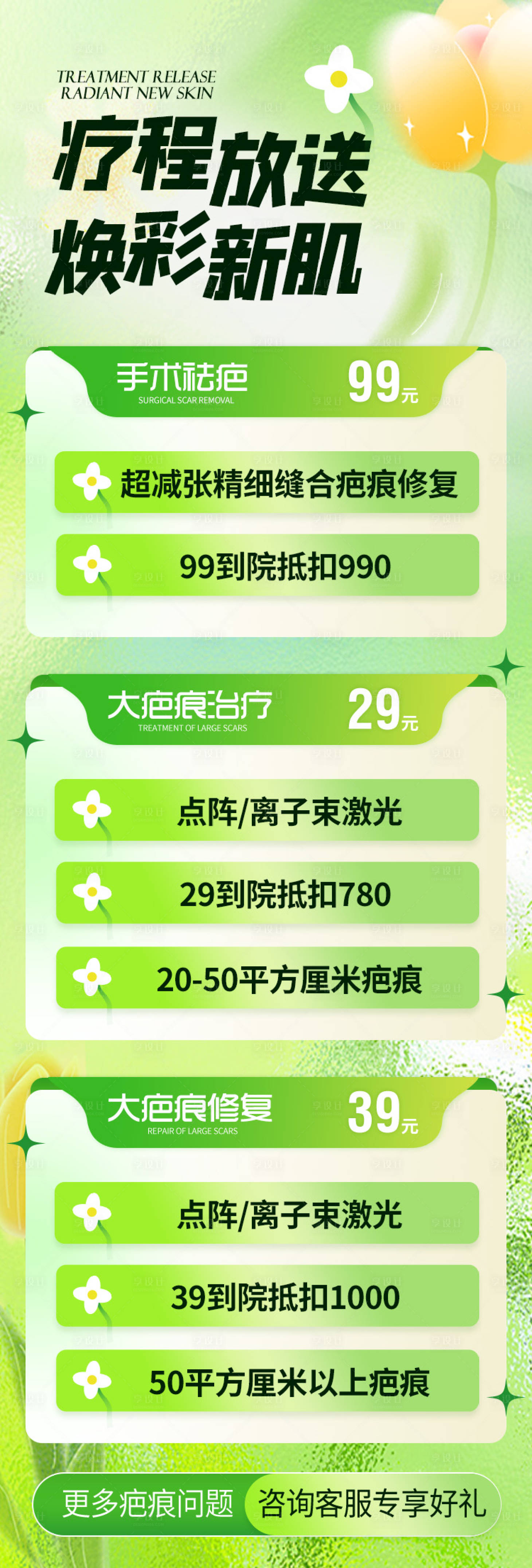 源文件下载【享设计】搜索编号：64360036445159026【医院医美长图】