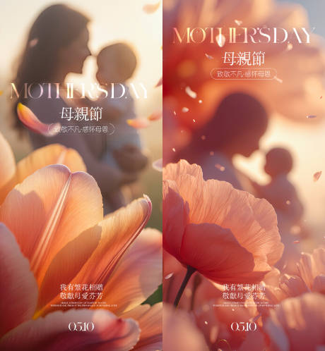 源文件下载【享设计】搜索编号：85010036608866558【母亲节海报】