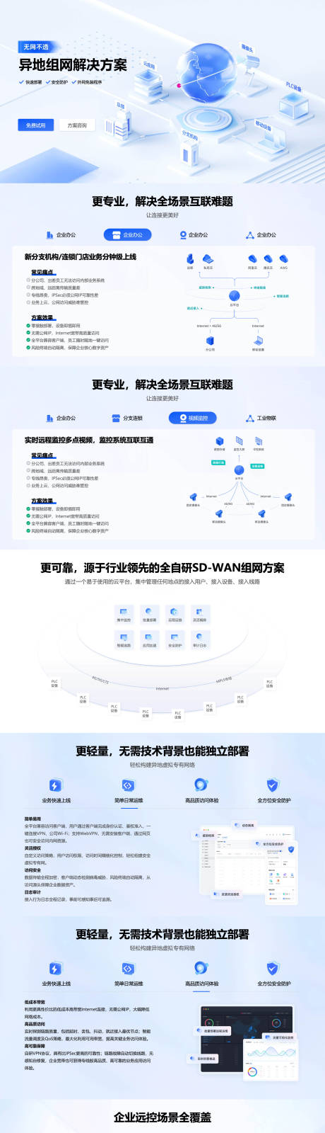 源文件下载【享设计】搜索编号：16710036595199756【3D拟态玻璃质感异地组网解决PPT】