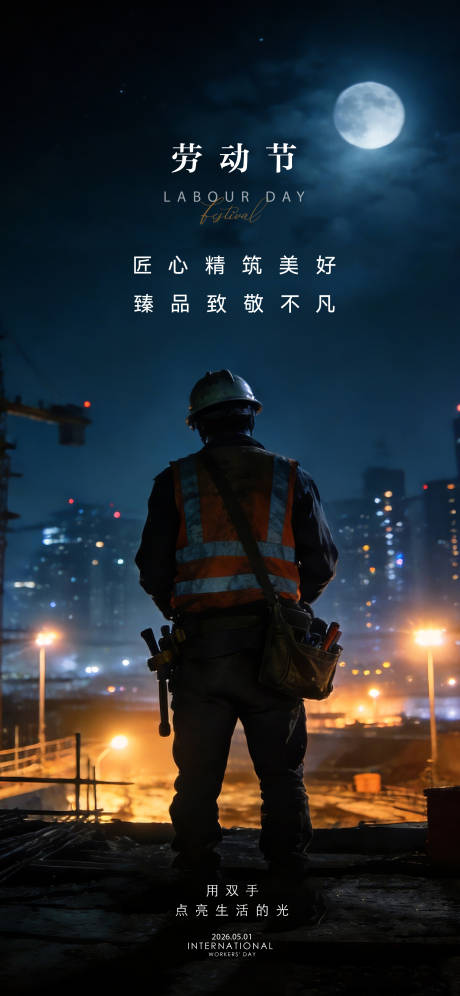 源文件下载【享设计】搜索编号：31150036571197150【五一劳动节宣传海报】