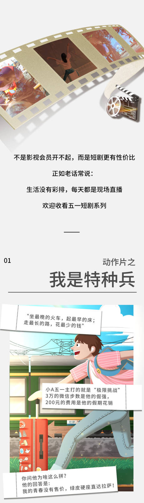 源文件下载【享设计】搜索编号：35270036315856965【五一出游特种兵长图】