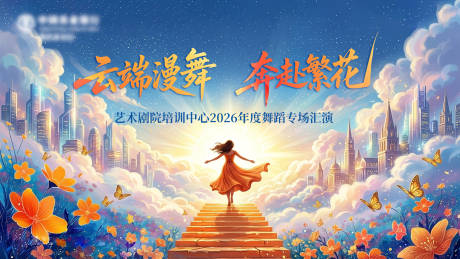 源文件下载【享设计】搜索编号：22510036618301463【舞蹈专场汇演主KV】