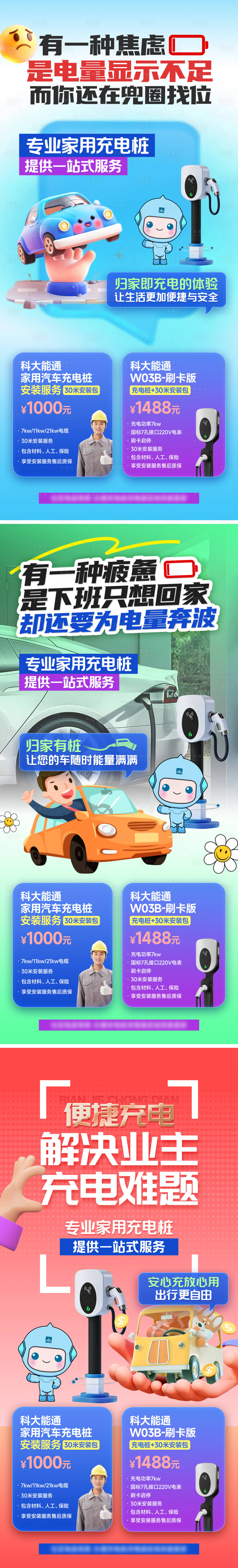 源文件下载【享设计】搜索编号：61880036314272956【汽车充电桩系列海报】
