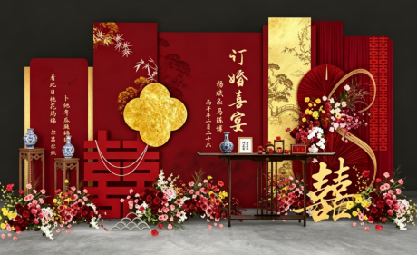 源文件下载【享设计】搜索编号：75440036416245374【订婚喜宴】