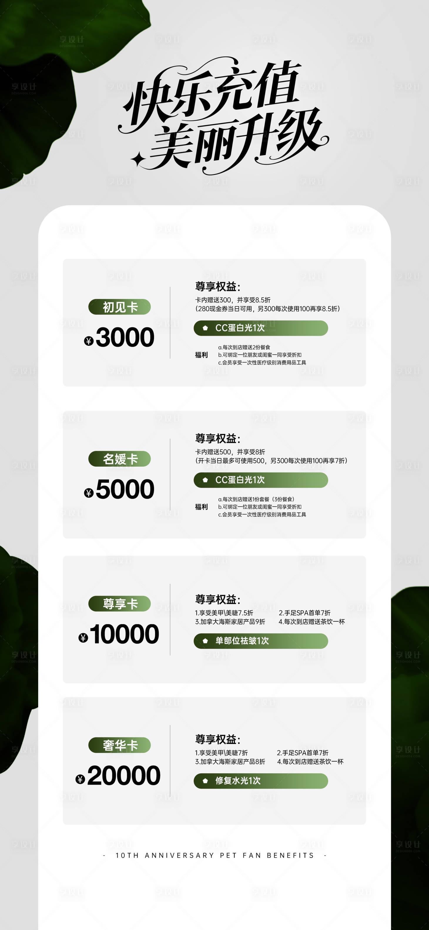 源文件下载【享设计】搜索编号：25580036266009916【医美充值活动海报】