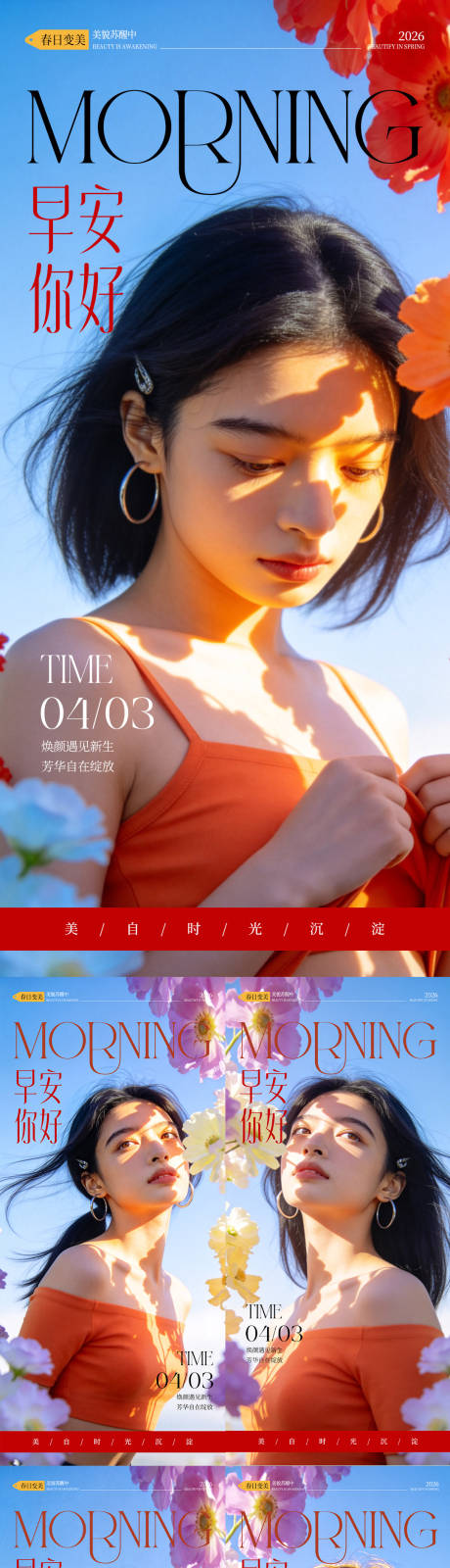 源文件下载【享设计】搜索编号：12360036287689981【早安你好芳华】