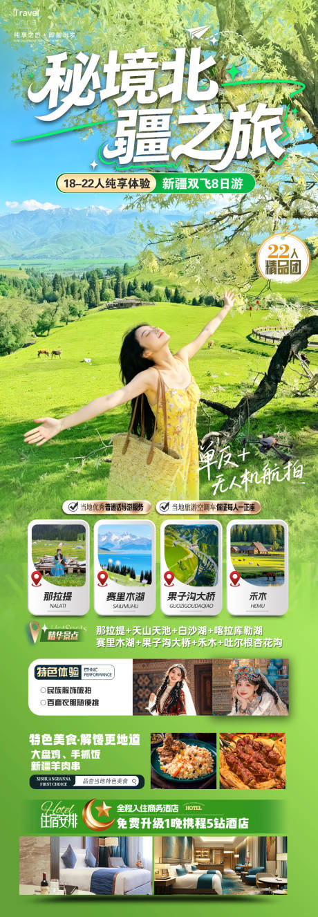 源文件下载【享设计】搜索编号：10800036242224477【秘境北疆之旅长图】