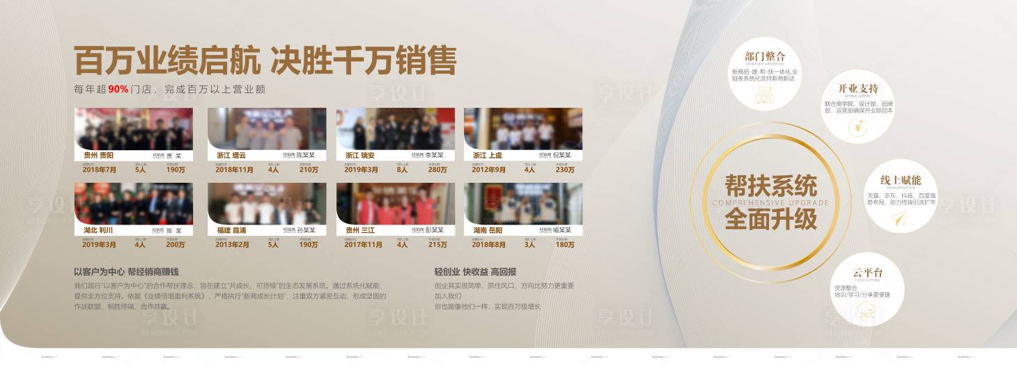 源文件下载【享设计】搜索编号：23960036464822887【香槟色浅色系列背景板】