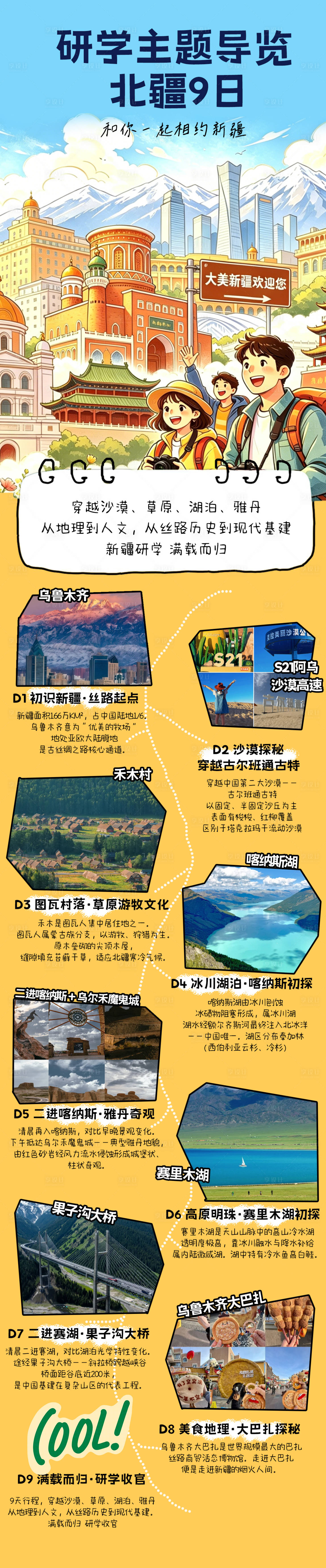 源文件下载【享设计】搜索编号：99710036524344594【新疆夏季旅游海报】
