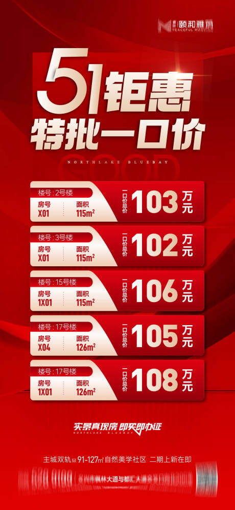 源文件下载【享设计】搜索编号：34350036528046572【五一劳动节钜惠一口价房源节日海报】