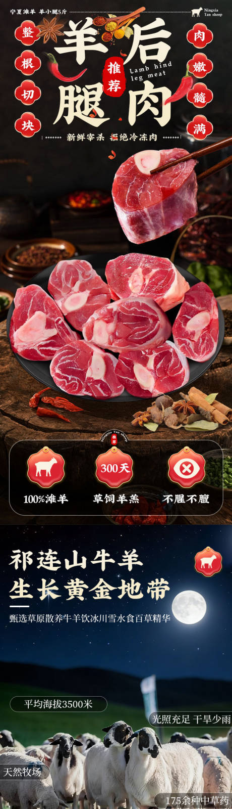 源文件下载【享设计】搜索编号：71230036289096041【去骨羊腿肉电商详情页】