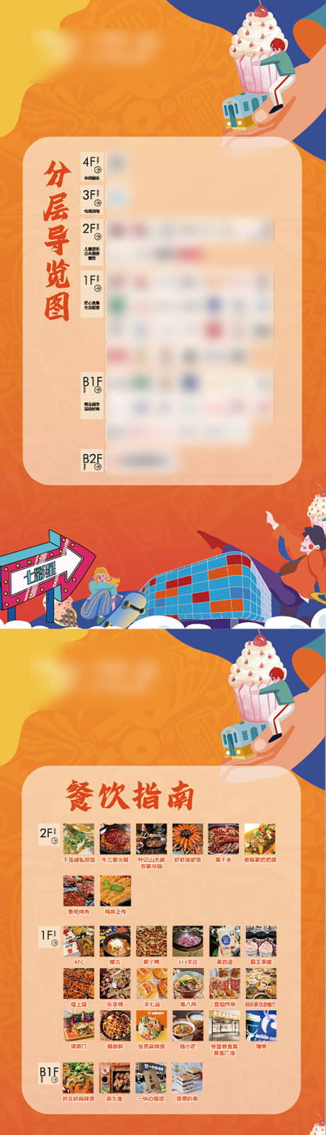源文件下载【享设计】搜索编号：82230036284712833【商场消费指南海报】