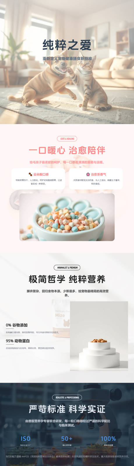源文件下载【享设计】搜索编号：36140036187084364【宠物食品多风格长图海报】