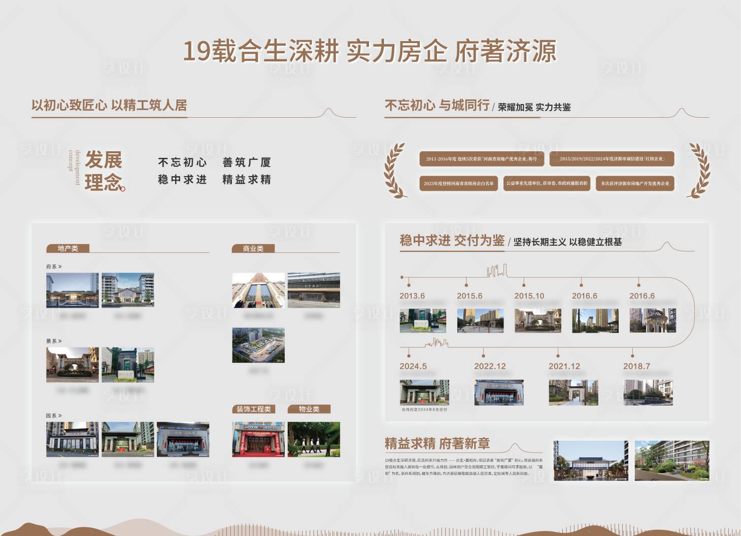 源文件下载【享设计】搜索编号：37740036618977437【地产企业简介品牌墙】