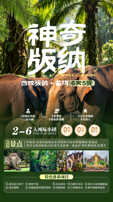 源文件下载【享设计】搜索编号：27950036238595161【西双版纳海报】