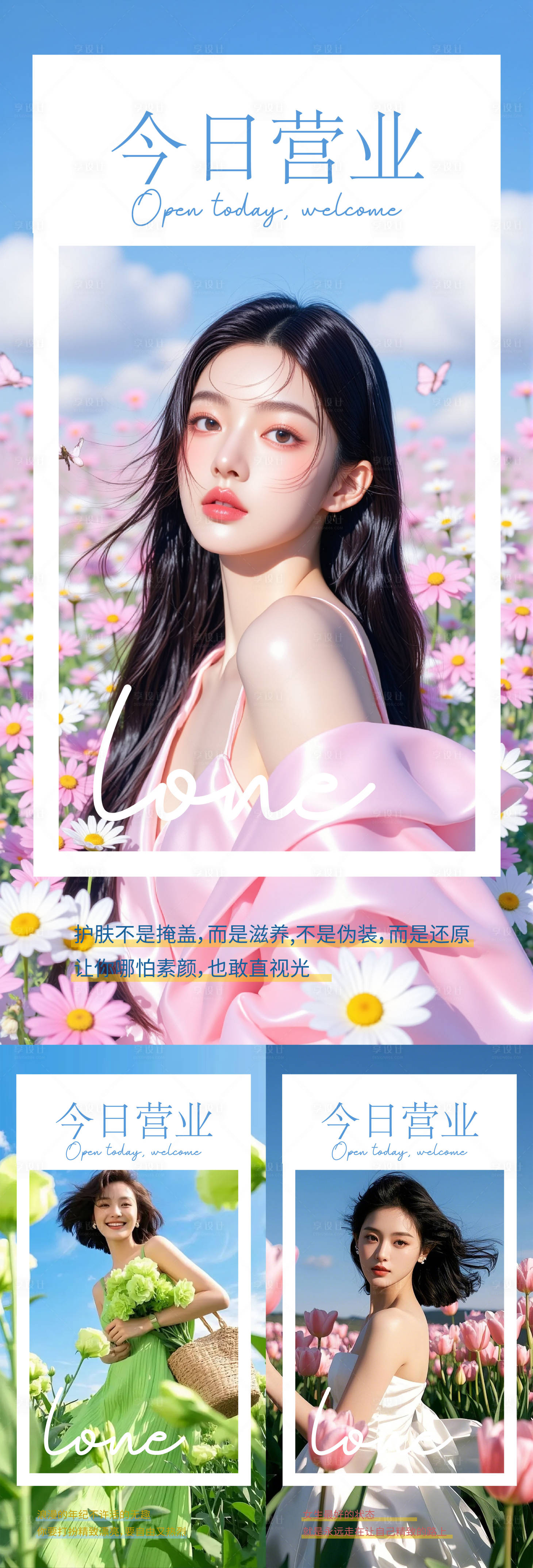 源文件下载【享设计】搜索编号：14980036614729669【早安海报】