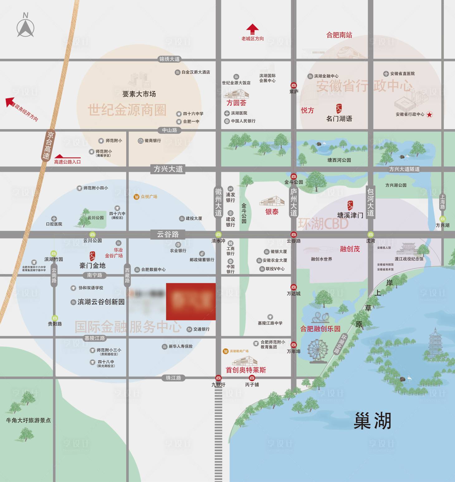 源文件下载【享设计】搜索编号：59100036373263400【区位图】
