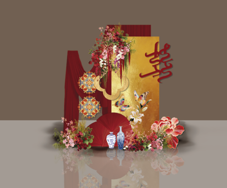 源文件下载【享设计】搜索编号：32360036416478022【婚房布置】
