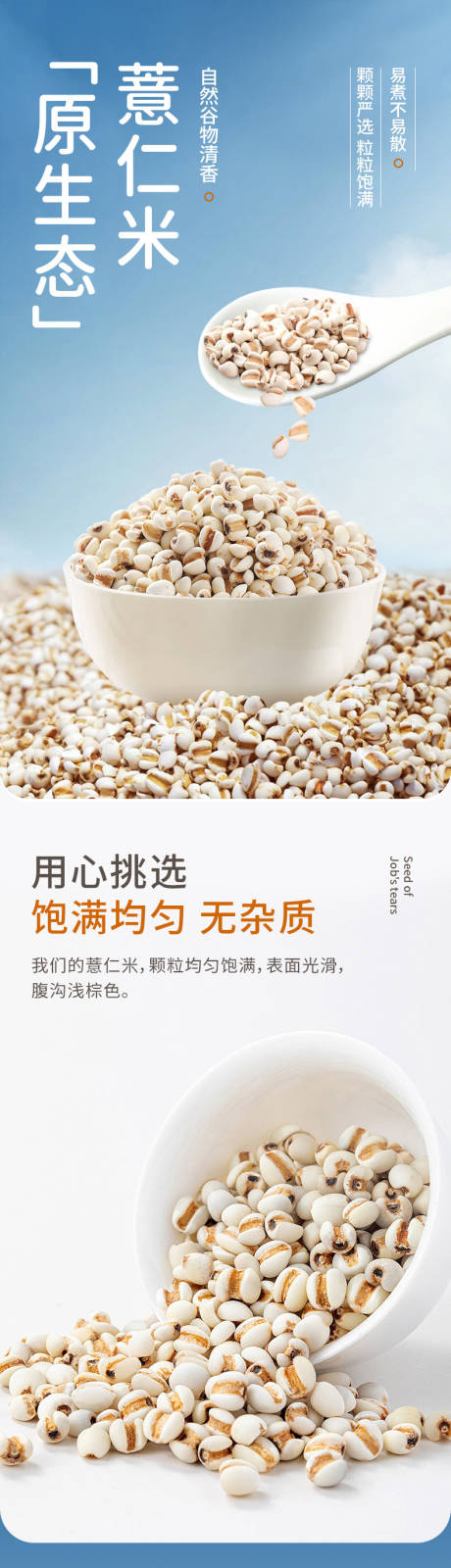源文件下载【享设计】搜索编号：47680036308135540【粗粮薏米电商详情页】