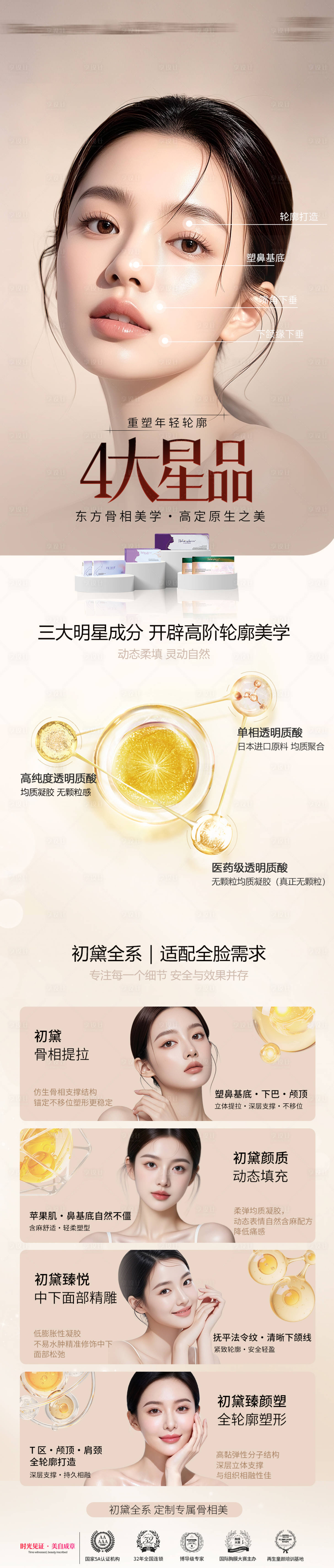 源文件下载【享设计】搜索编号：13010036538583338【医美胶原蛋白宣传长图】