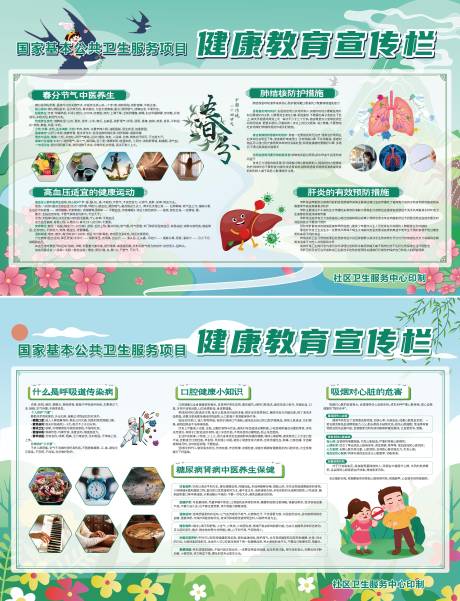 源文件下载【享设计】搜索编号：49960036515479755【医院类健康教育宣传栏】