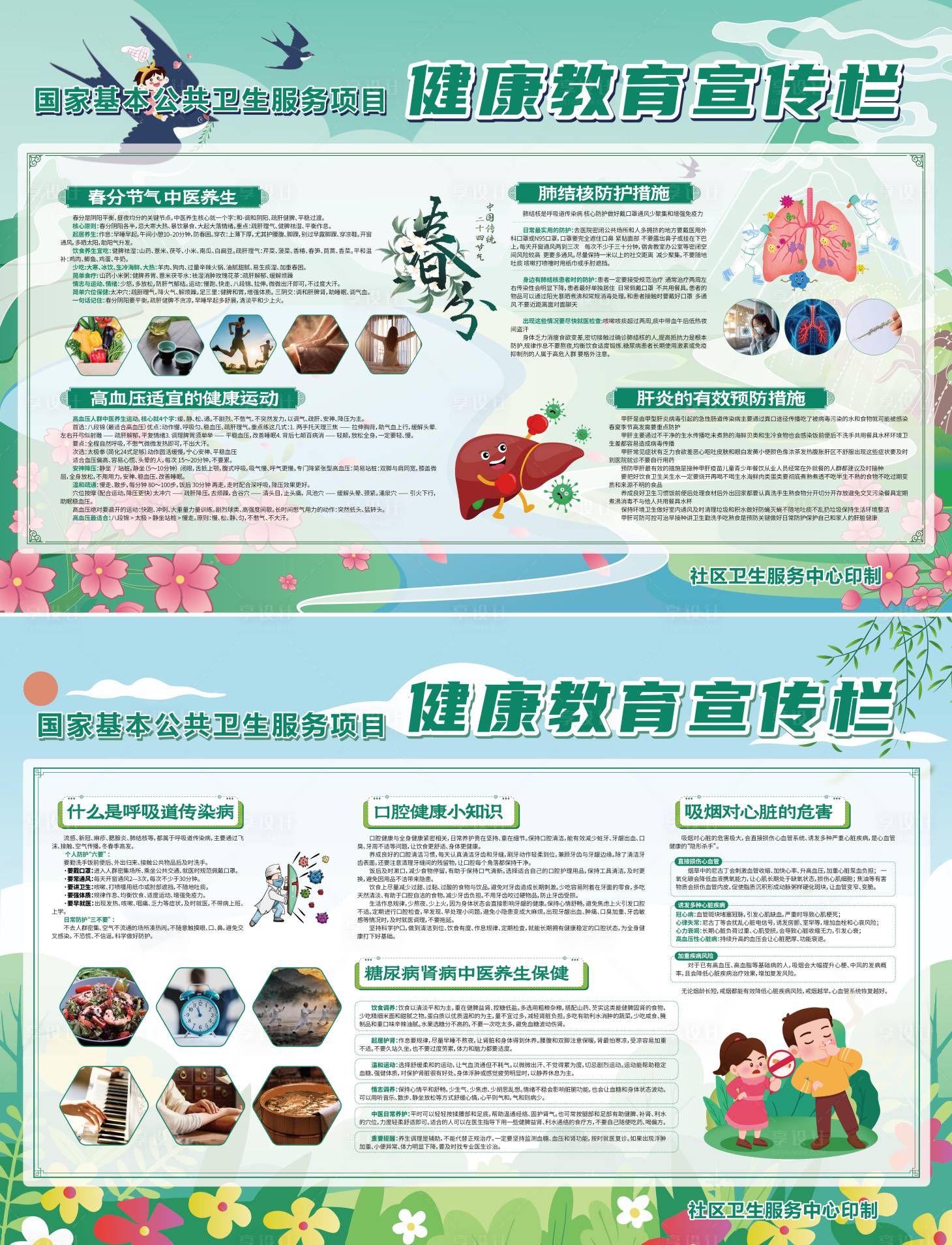源文件下载【享设计】搜索编号：49960036515479755【医院类健康教育宣传栏】