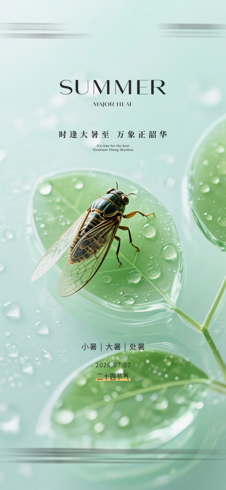 源文件下载【享设计】搜索编号：87220036248713461【小暑大暑处暑立夏夏至】