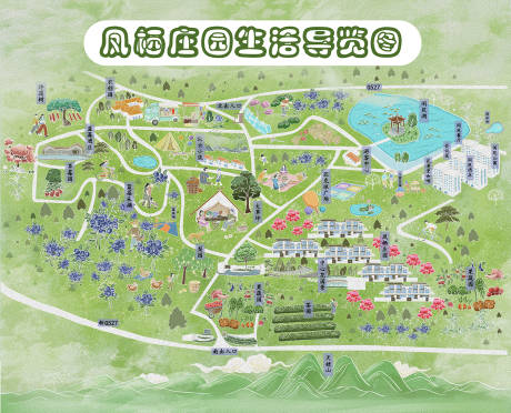 源文件下载【享设计】搜索编号：77020036229888751【手绘地图】