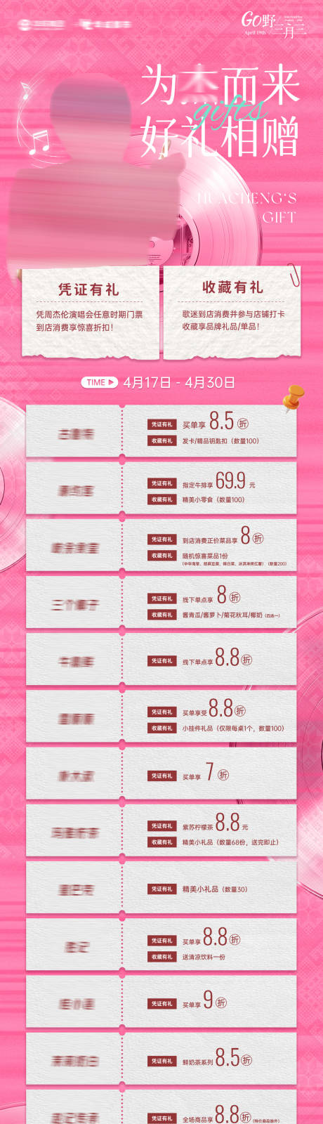 源文件下载【享设计】搜索编号：73650036440189337【商场明星应援折扣活动多巴胺配色长图】
