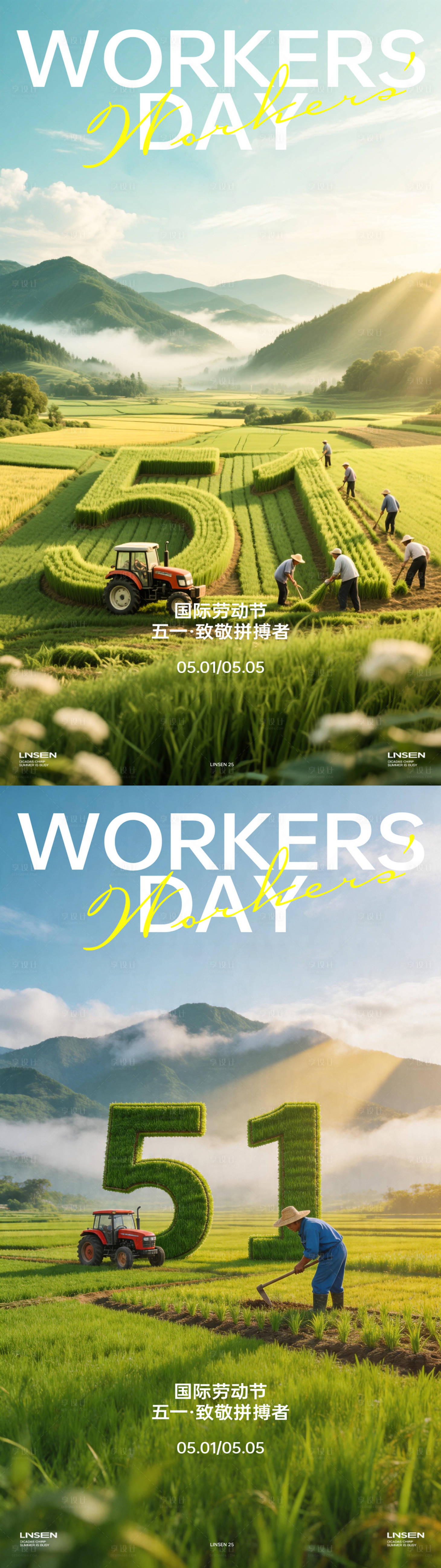 源文件下载【享设计】搜索编号：95170036454681458【51劳动节海报】
