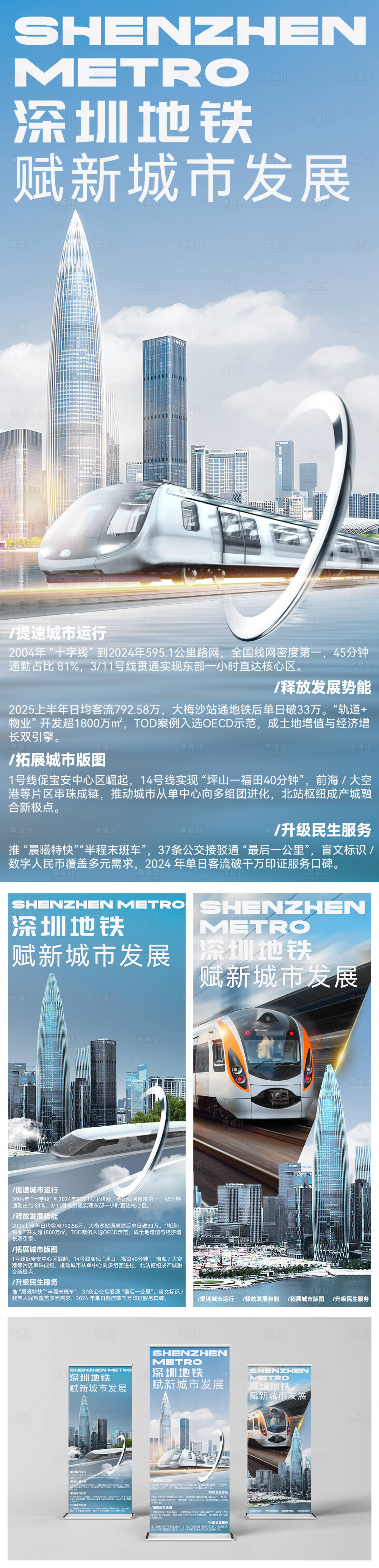 源文件下载【享设计】搜索编号：87180036465702132【深圳地铁易拉宝设计】