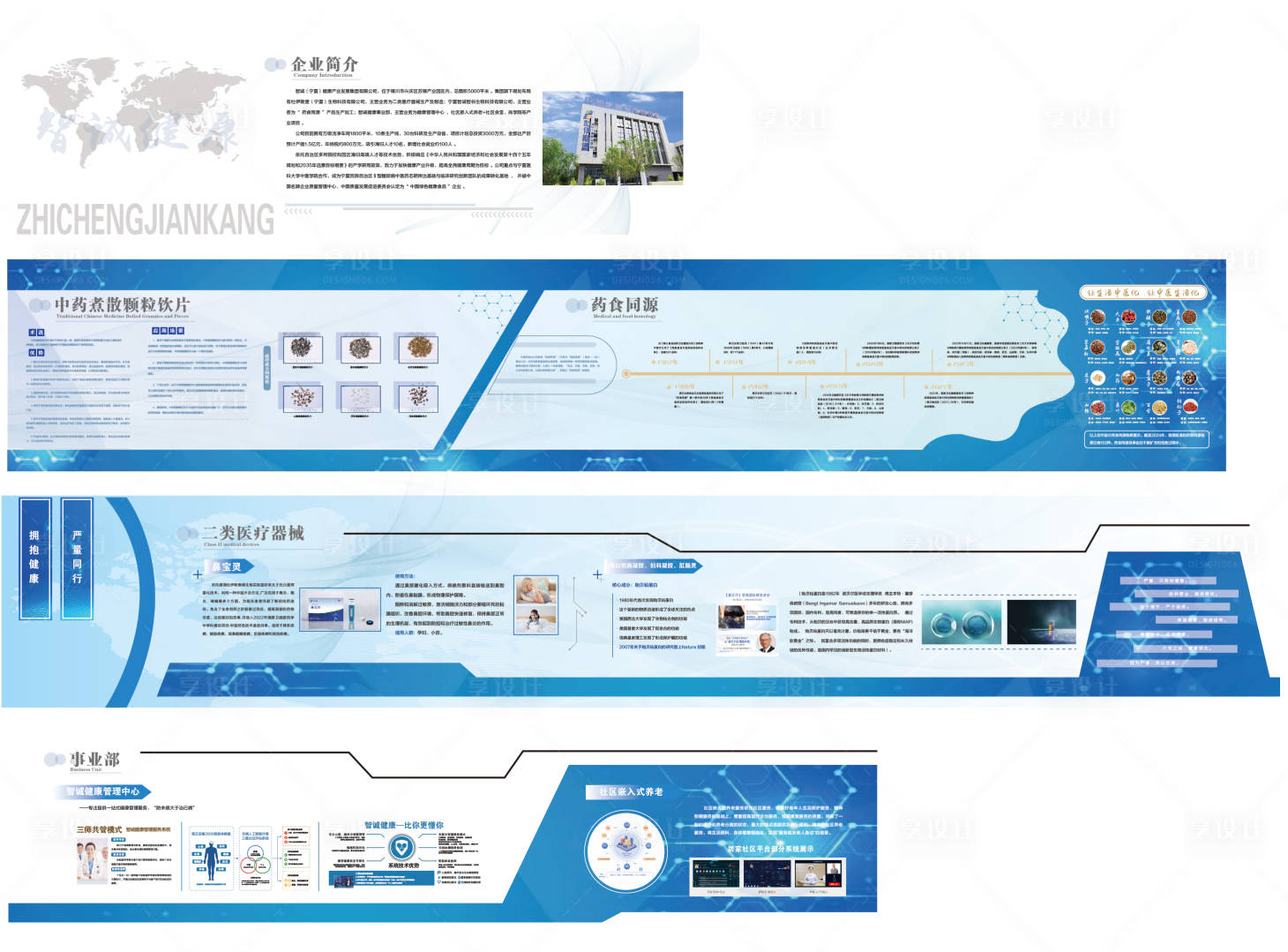 源文件下载【享设计】搜索编号：81880036431144628【企业医疗中医文化墙】