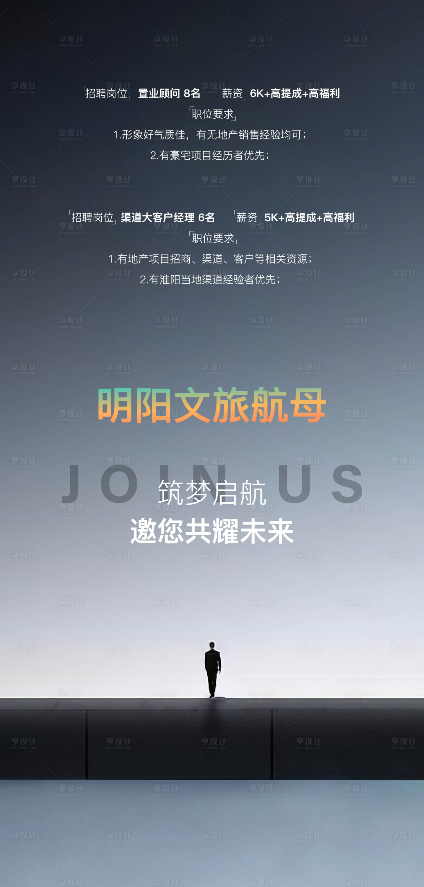 源文件下载【享设计】搜索编号：70980036492802408【文旅地产招聘海报】