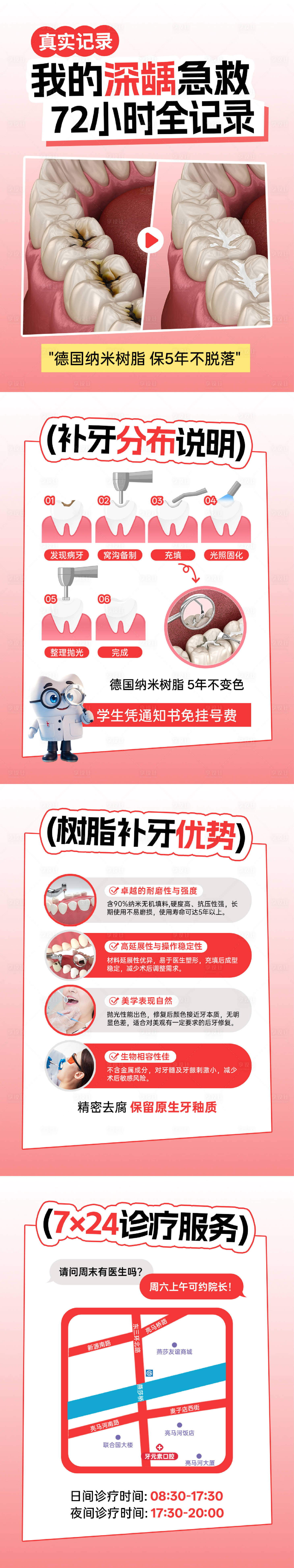 源文件下载【享设计】搜索编号：55940036618281487【口腔医美小红书图文科普龋齿案例】
