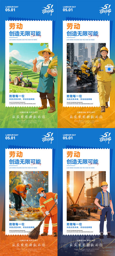 源文件下载【享设计】搜索编号：98530036561037575【五一劳动节海报】