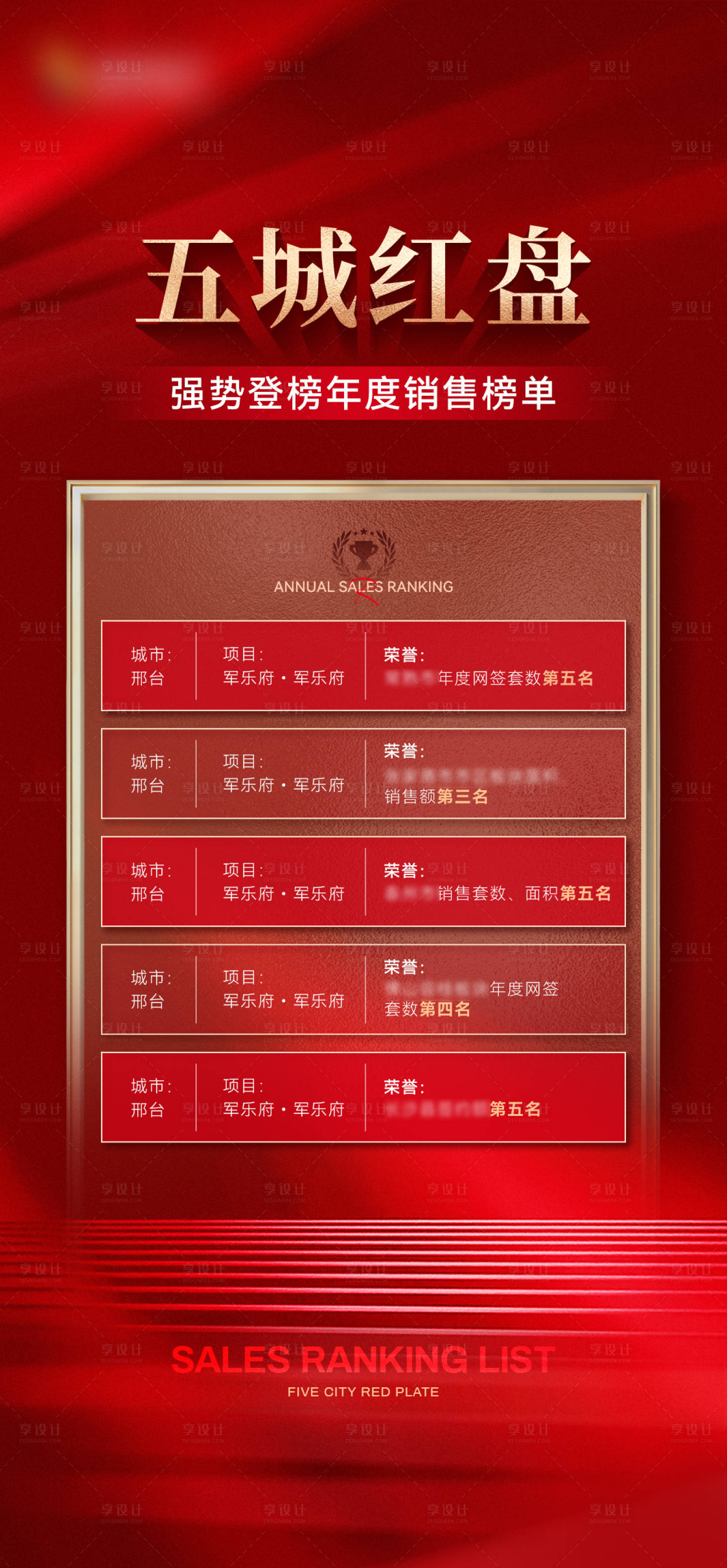 源文件下载【享设计】搜索编号：56800036520346542【销售榜单喜报海报】