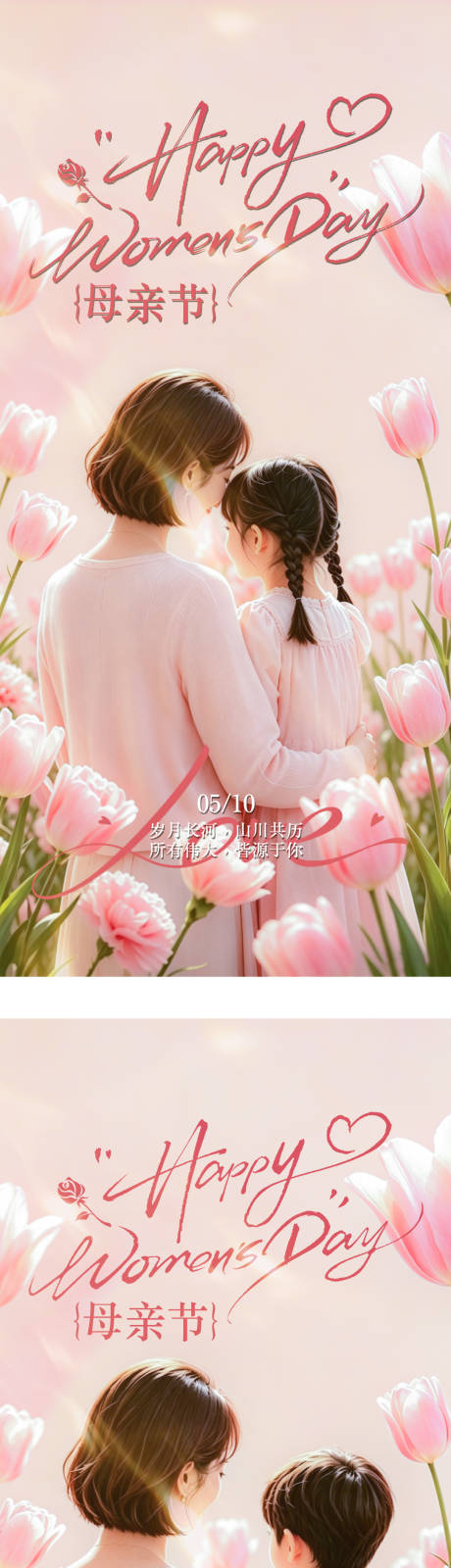 源文件下载【享设计】搜索编号：87450036714221578【母亲节温馨海报】