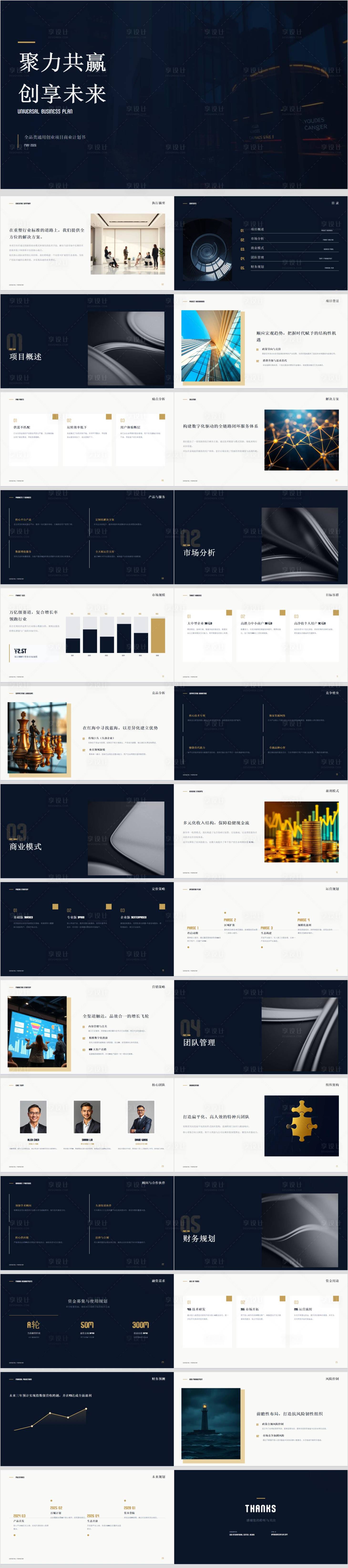 源文件下载【享设计】搜索编号：40730036766578932【全品类通用创业项目商业计划书】