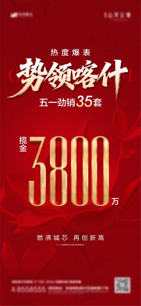 源文件下载【享设计】搜索编号：32260036726808694【地产热销数字海报】