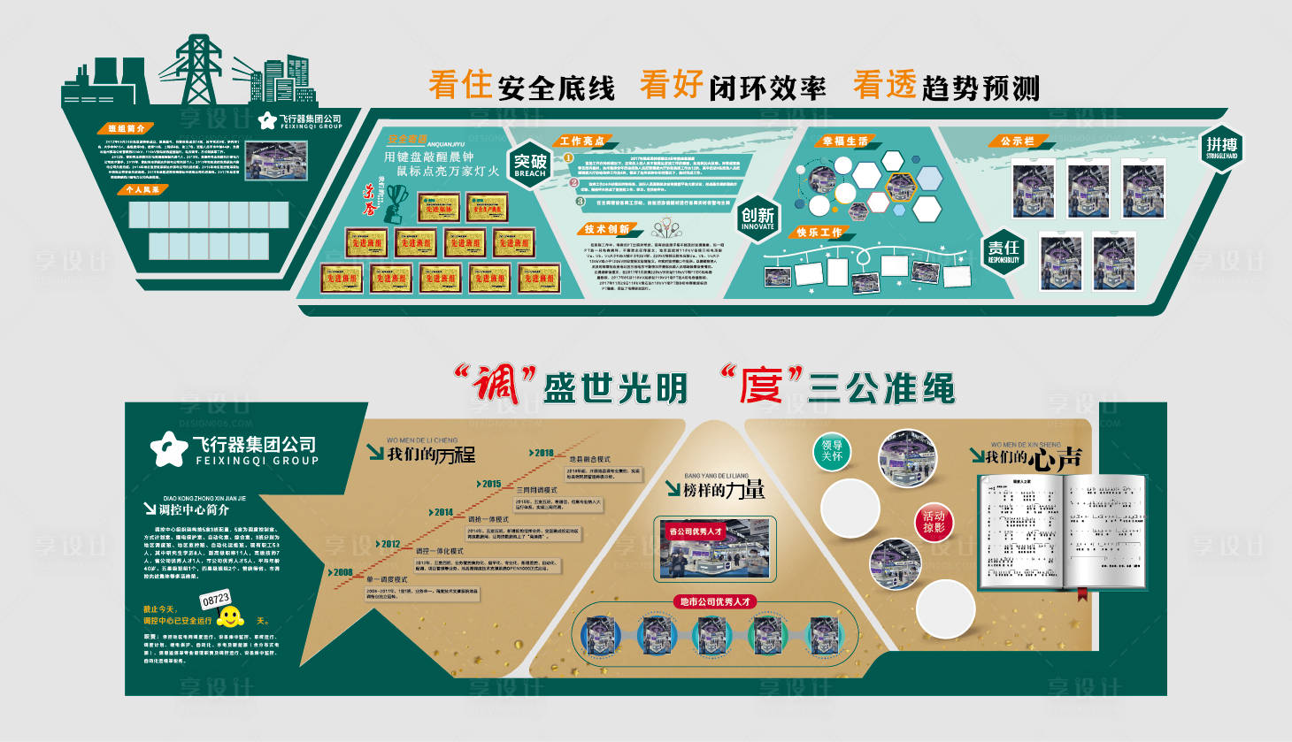 源文件下载【享设计】搜索编号：28230036763201689【企业展厅化墙】