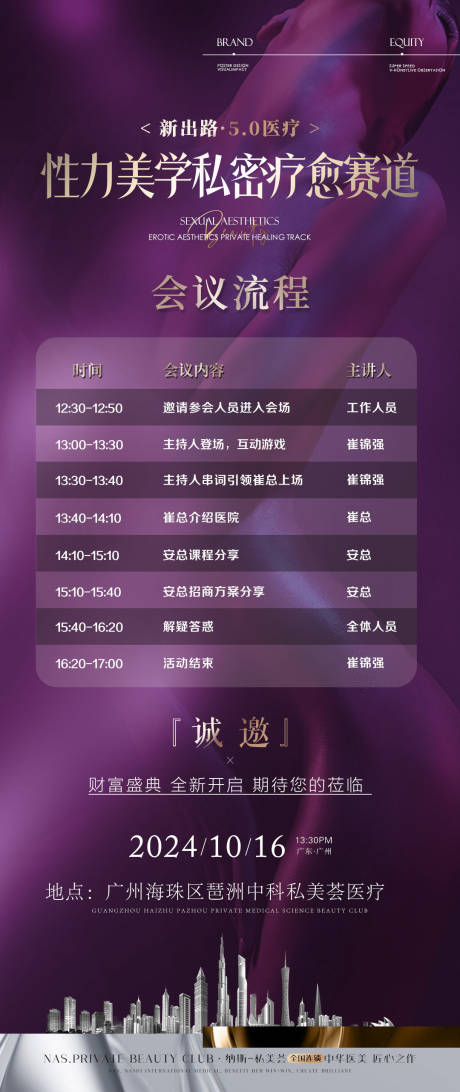 源文件下载【享设计】搜索编号：34400036702897252【医美私密邀请函流程】